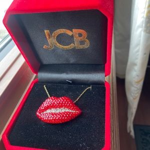 JCB Jewelry Gina's Kiss Necklace/Brooch